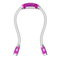 Flexible Hands-Free Knitting and Crocheting Lamp – LED Neck Lamp for Crafts and Reading