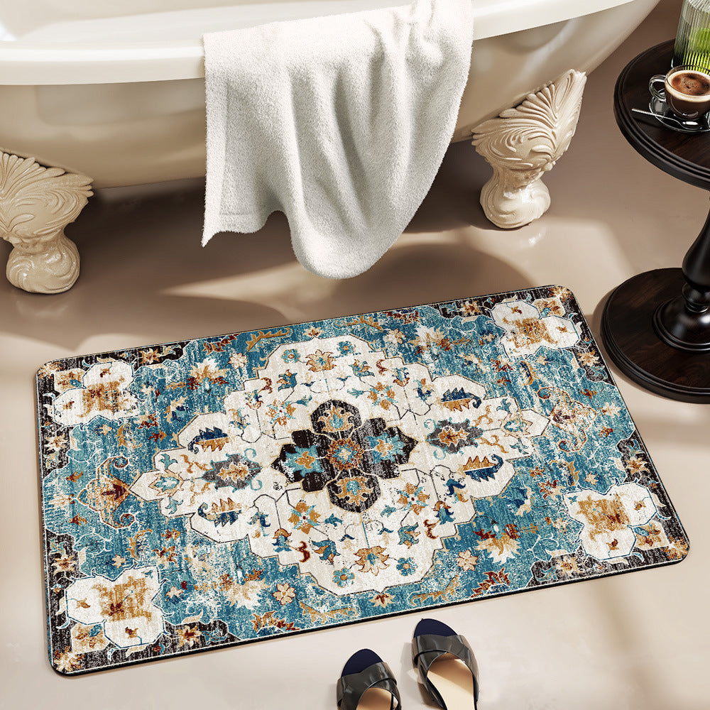 Floral Bathroom Mat