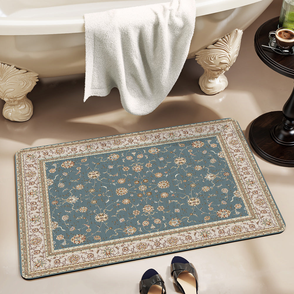 Floral Bathroom Mat