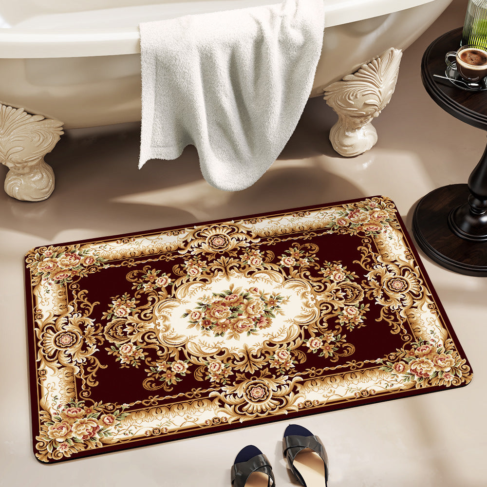 Floral Bathroom Mat