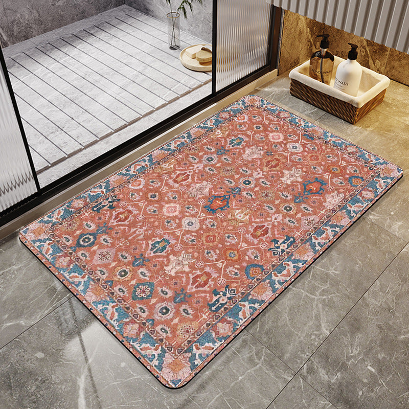 Floral Bathroom Mat