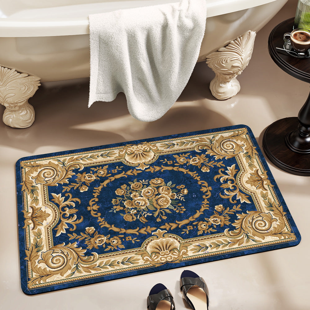 Floral Bathroom Mat