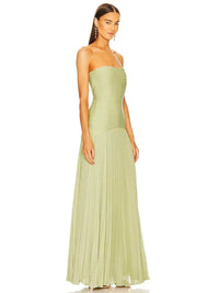Elegant Green Maxi Dress