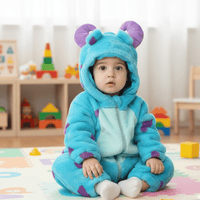 FLUFFIBEAR – Combinaison bébé animal – Confort duveteux avec accès par fermeture éclair