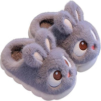 Zapatillas de conejito esponjosas para niños