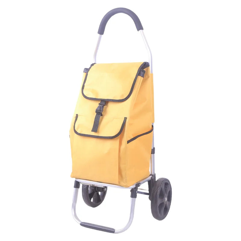 Caddie de courses pliable en aluminium