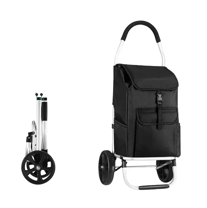 Caddie de courses pliable en aluminium