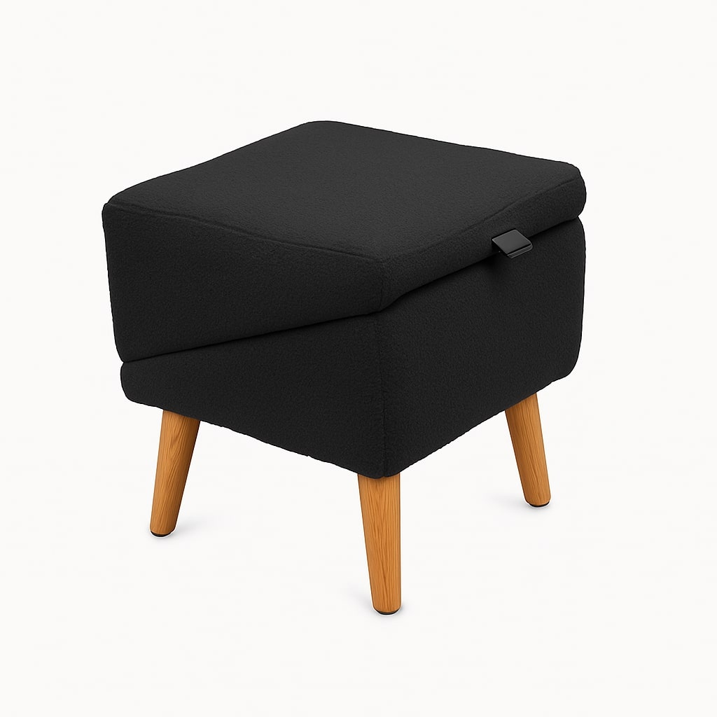 Folding Foam Pet Steps and Ottoman Stool for Beds and Sofas