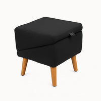 Folding Foam Pet Steps and Ottoman Stool for Beds and Sofas