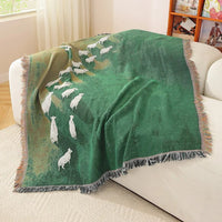 Plaid Tissé Prairie de Moutons