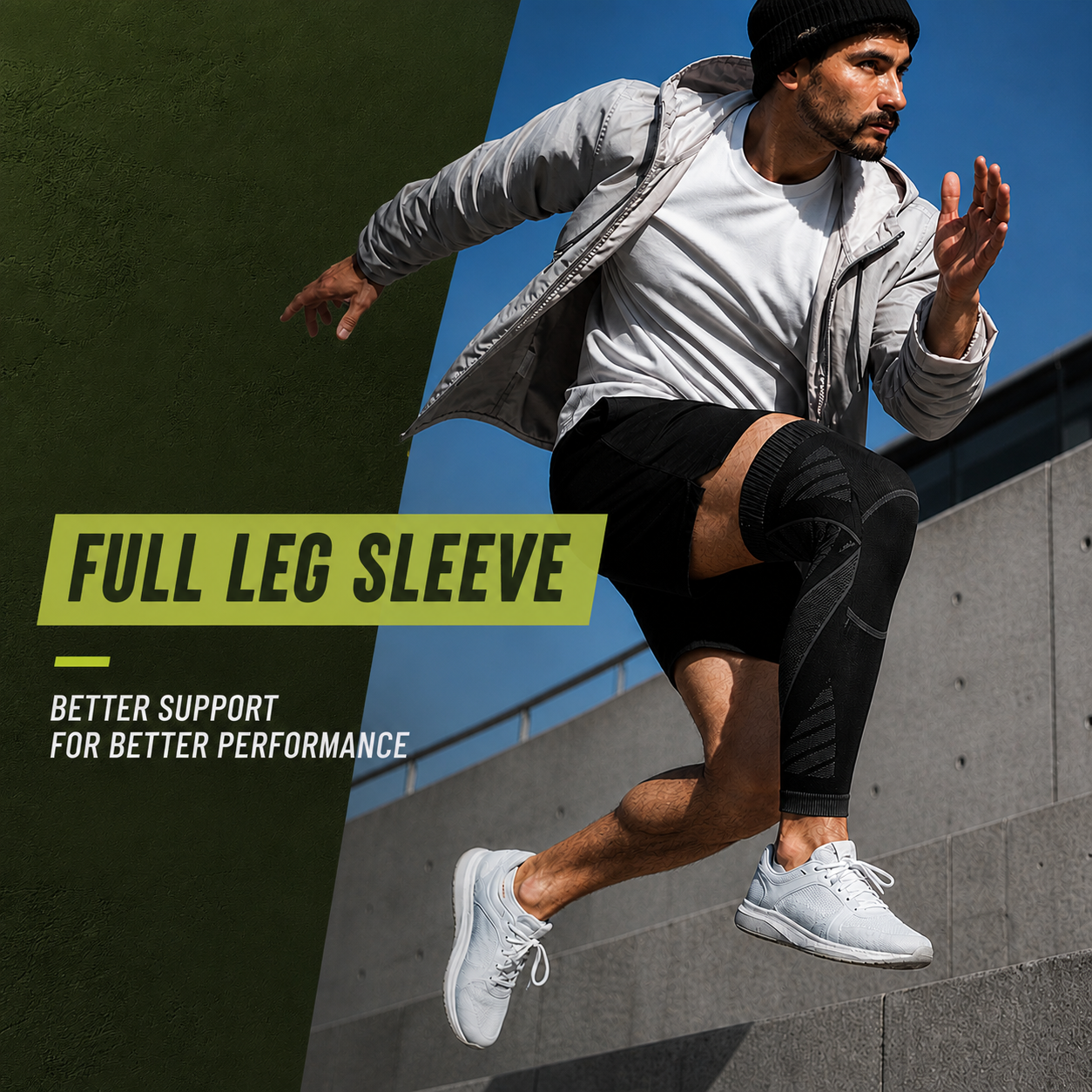Full Leg Compression Sleeve