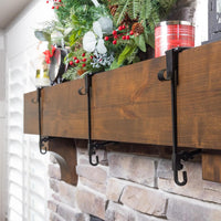 Mantle Hangers for Christmas Stockings & Garland