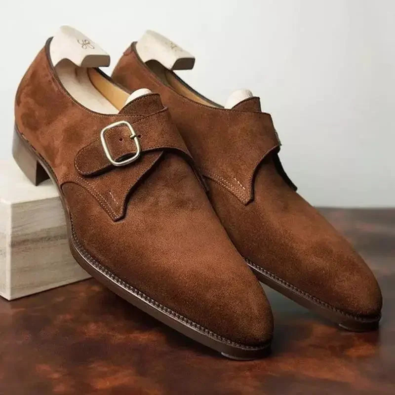 Chaussures en véritable daim