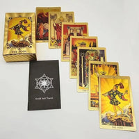 Gold Tarot Cards for All Levels - PVC and Elegant Packaging