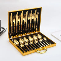 Golden Cutlery Set