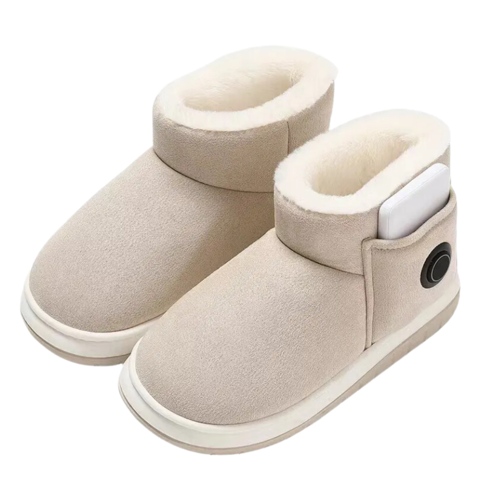 Bottes d’hiver chauffantes au graphène avec température réglable et batterie rechargeable