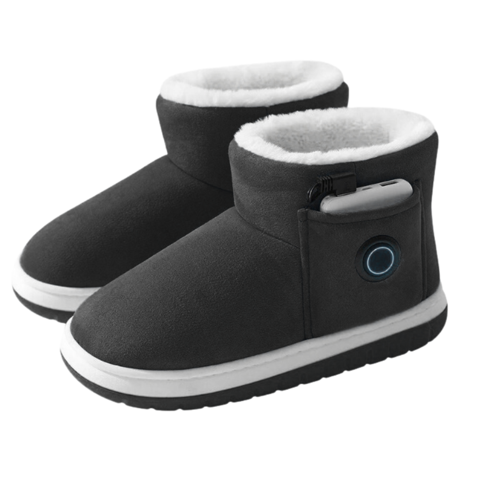 Bottes d’hiver chauffantes au graphène avec température réglable et batterie rechargeable