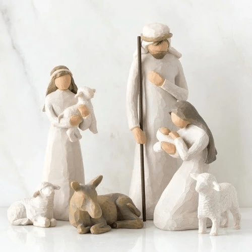 Handcrafted Nativity Set - 20-Piece Christmas Collection