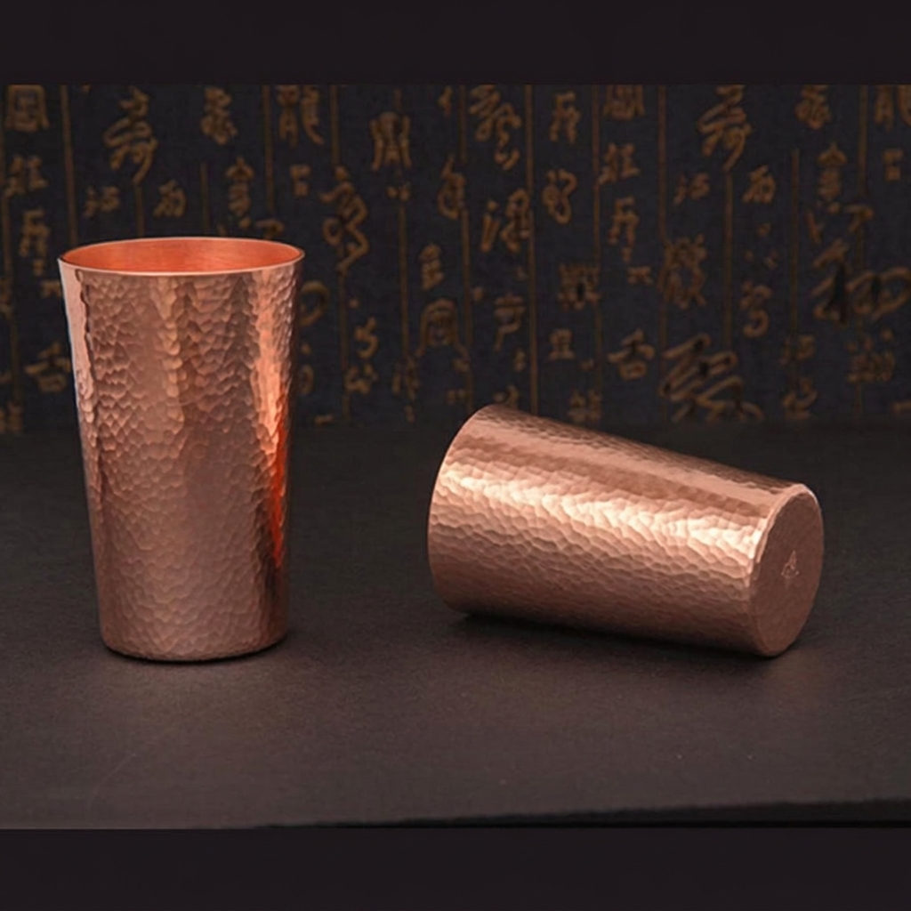 Tasse à café en cuivre fabriquée à la main