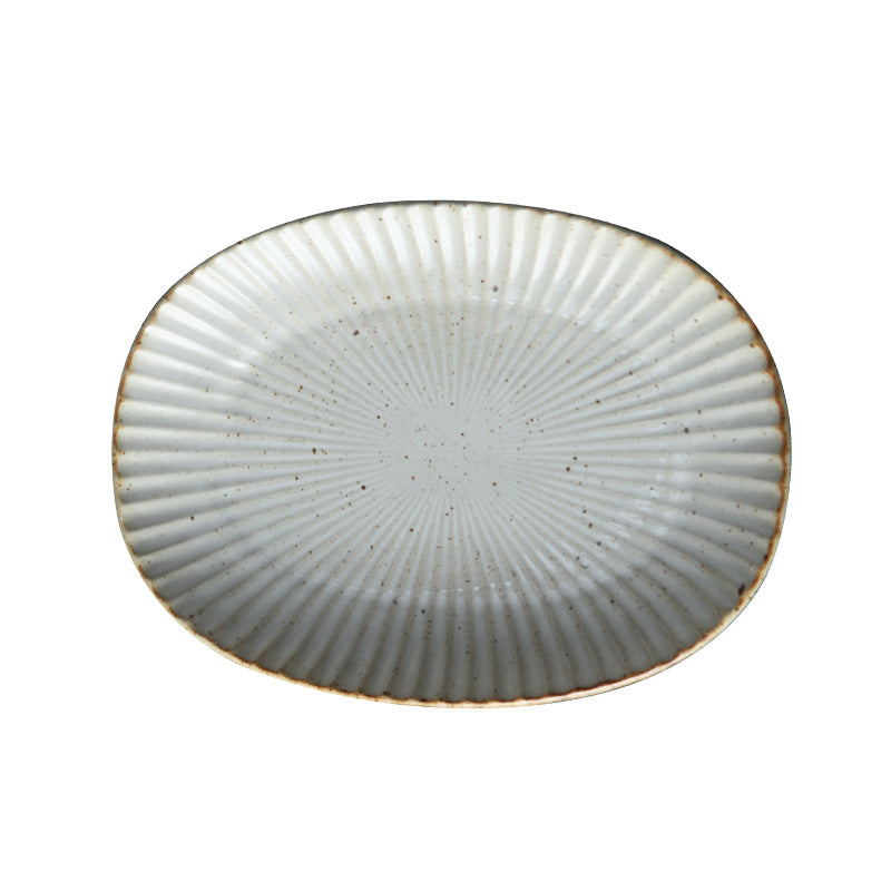 Handmade Oval Ceramic Bowl