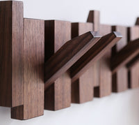 Porte-manteau piano fait main | Porte-manteau en bois luxueux en forme de piano