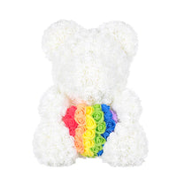 Handmade Romantic Rose Teddy Bear Decoration
