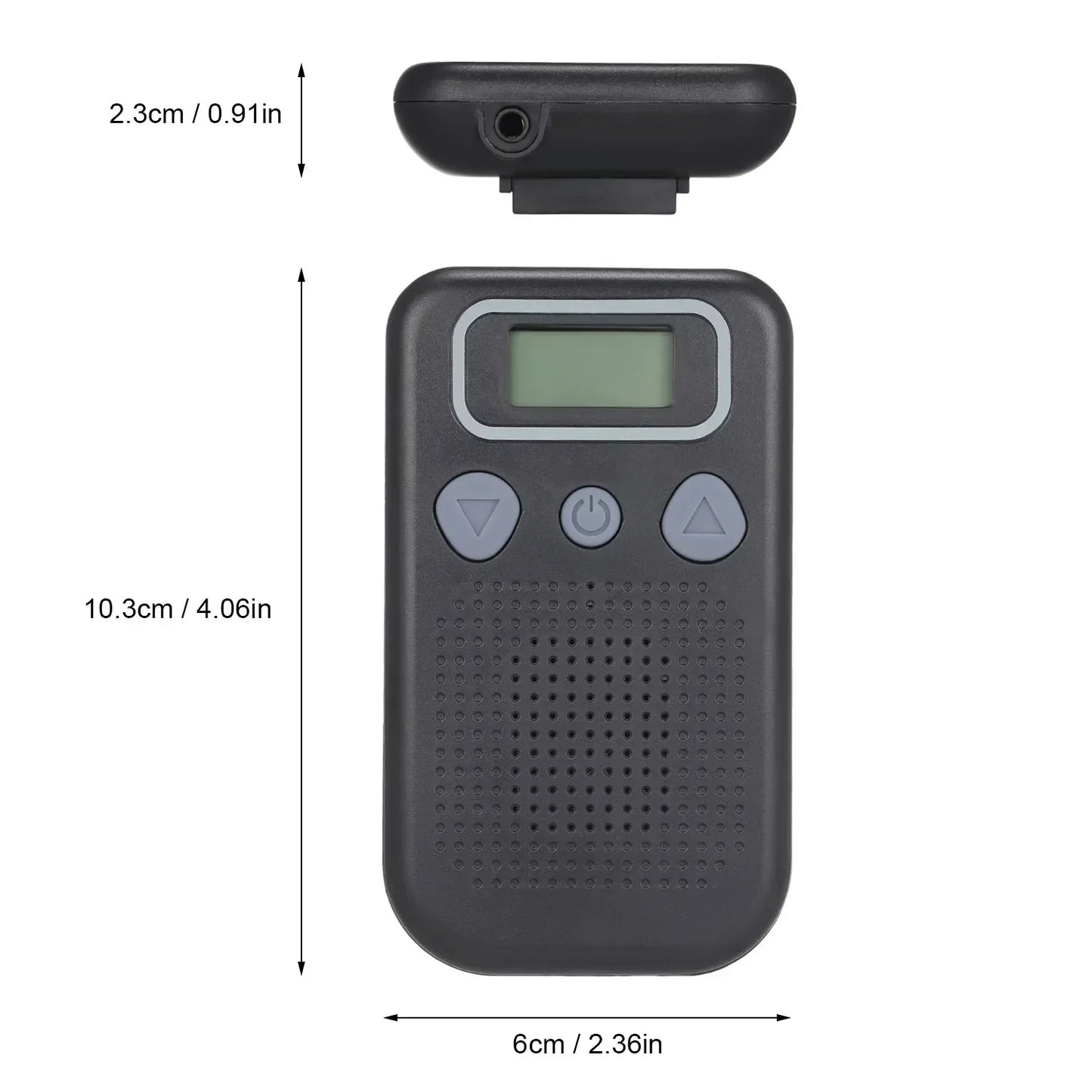 Amplificateur de son pour aide auditive – Amplificateur auditif intra-auriculaire à piles avec écouteurs pour seniors et adultes