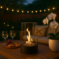 Chimenea Portátil Elegante: Calor sin Olor