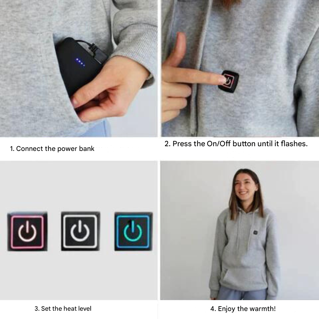 Heated Unisex Hoodie