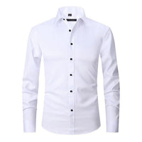 Davy | Camisa de Vestir Elástica que No Necesita Plancha