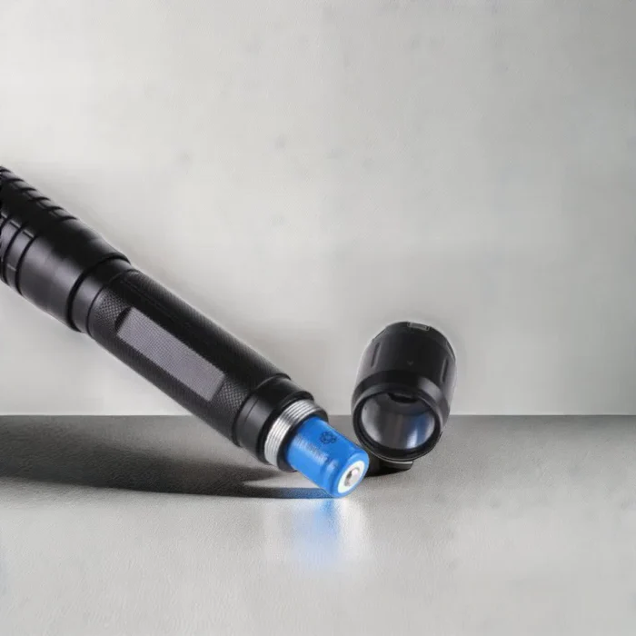 Lampe torche laser bleue tactique haute puissance