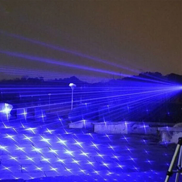 Lampe torche laser bleue tactique haute puissance