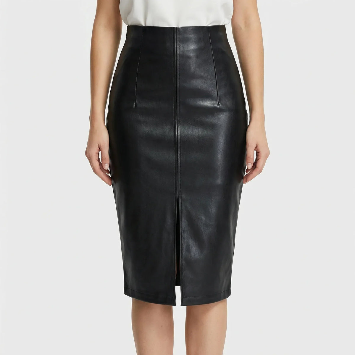 High-Waisted Pencil Skirt