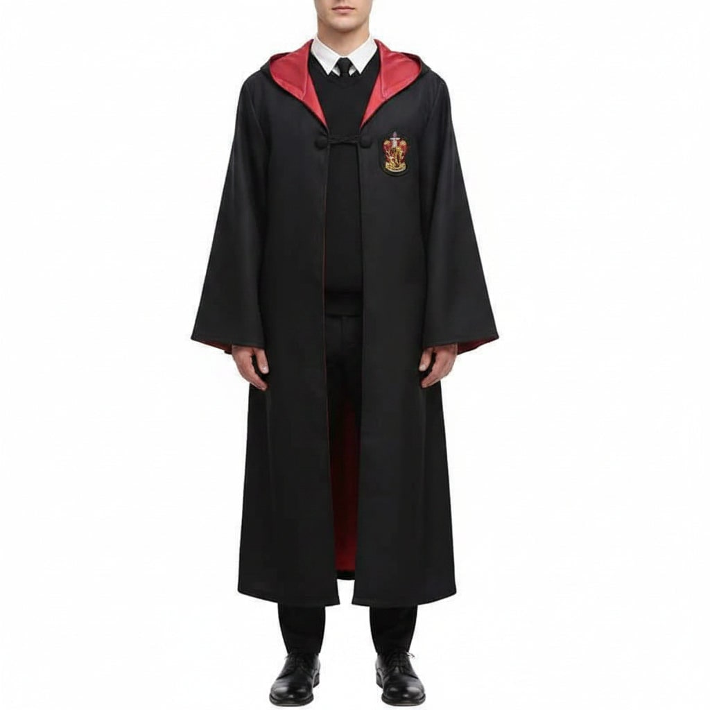 Hooded Wizard Coat Halloween Costume