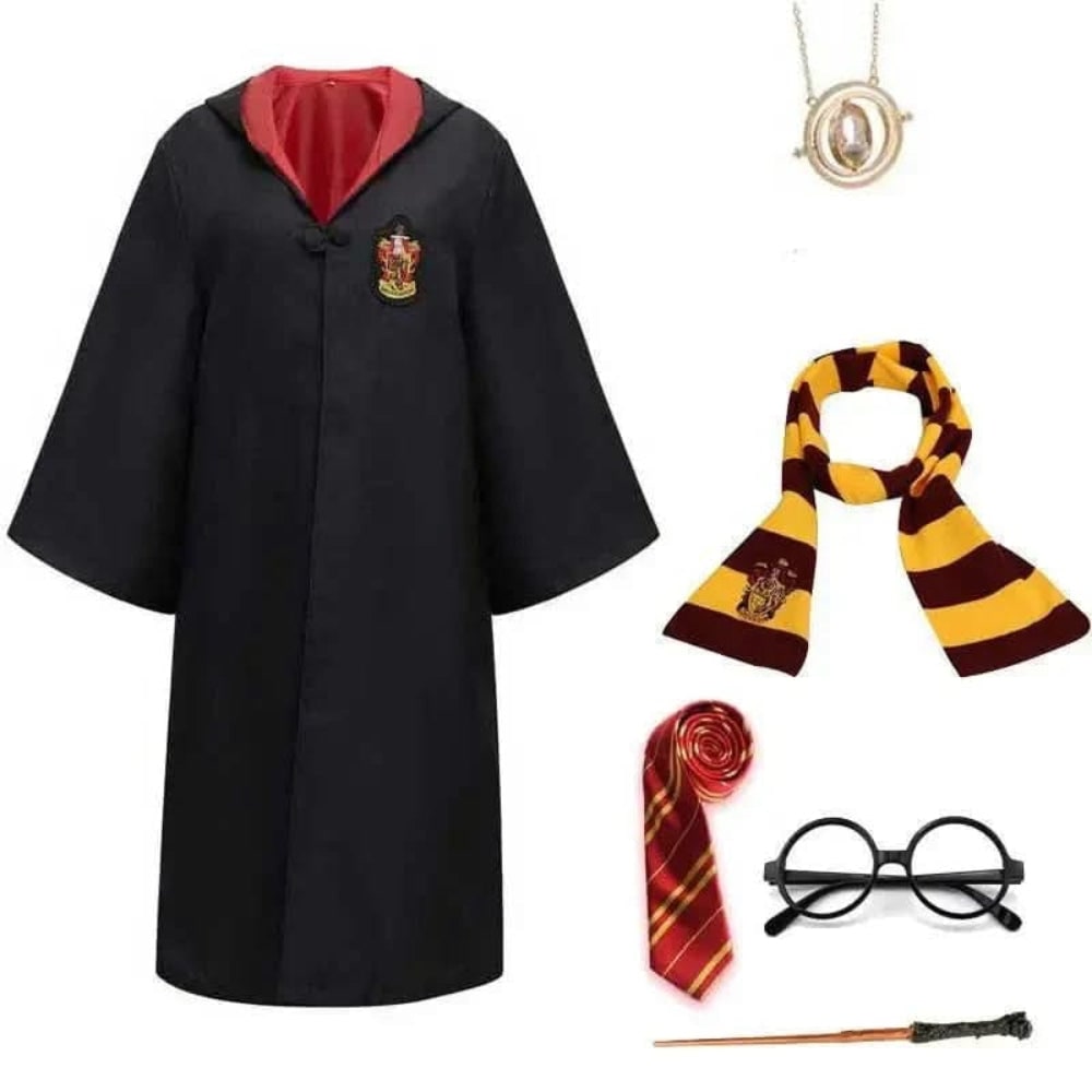 Hooded Wizard Coat Halloween Costume