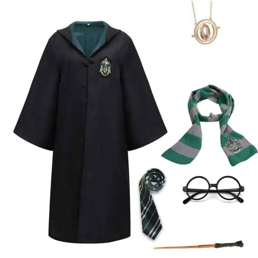 Hooded Wizard Coat Halloween Costume
