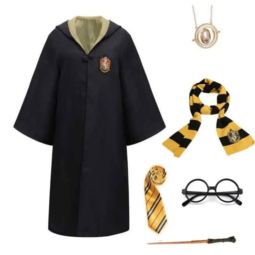 Hooded Wizard Coat Halloween Costume