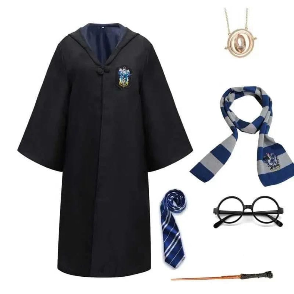Hooded Wizard Coat Halloween Costume