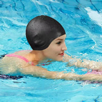 HydroFit – Bonnet de bain en silicone avec protection des oreilles