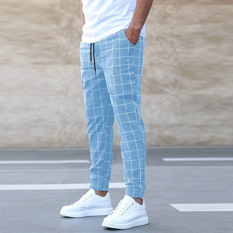 Jaxon - Pantalon à carreaux extensible avec poches