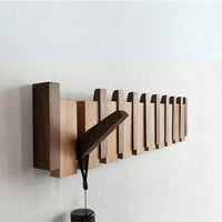 Gancho de Pared para Piano de Madera para Abrigos, Sombreros y Bufandas