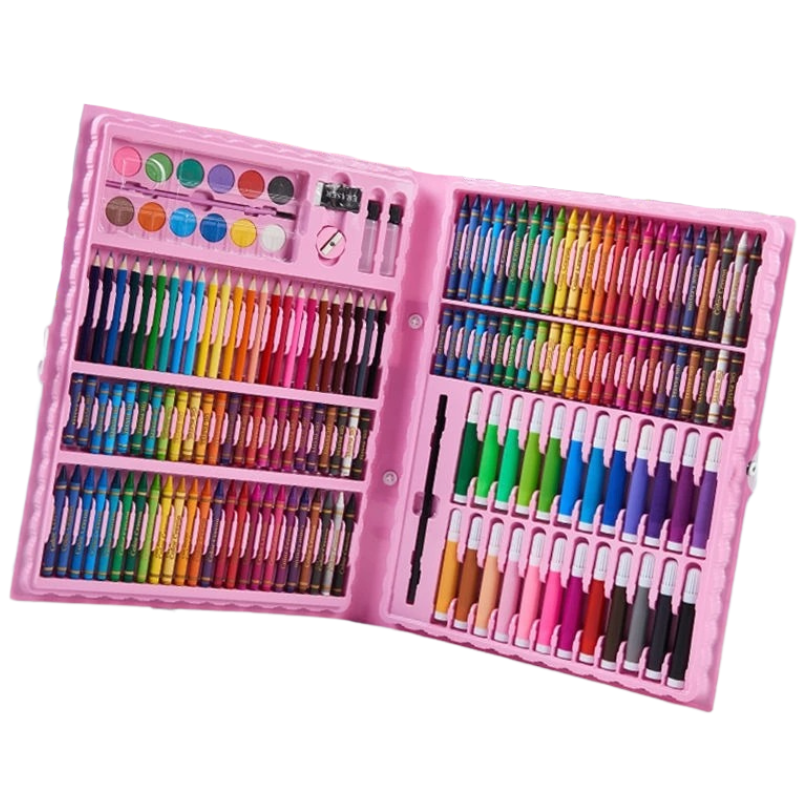 Coffret d’art deluxe pour enfants avec chevalet