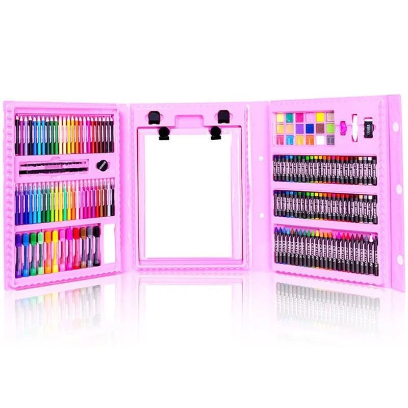 Coffret d’art deluxe pour enfants avec chevalet