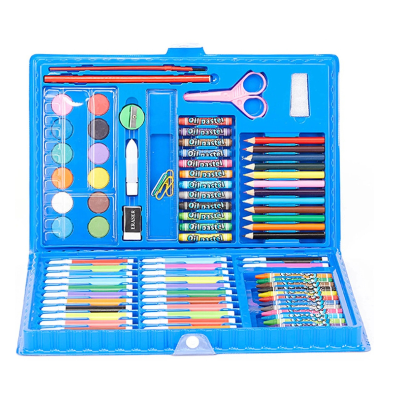 Coffret d’art deluxe pour enfants avec chevalet