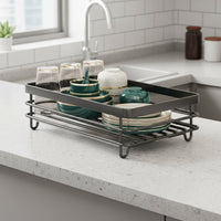 KITCHENFORM | Foldable Stainless Steel Dish Rack for Compact Kitchens