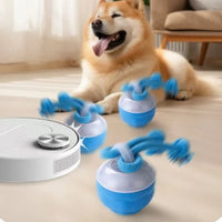 Balle Kivo : jouet roulant interactif résistant à la mastication pour chiens