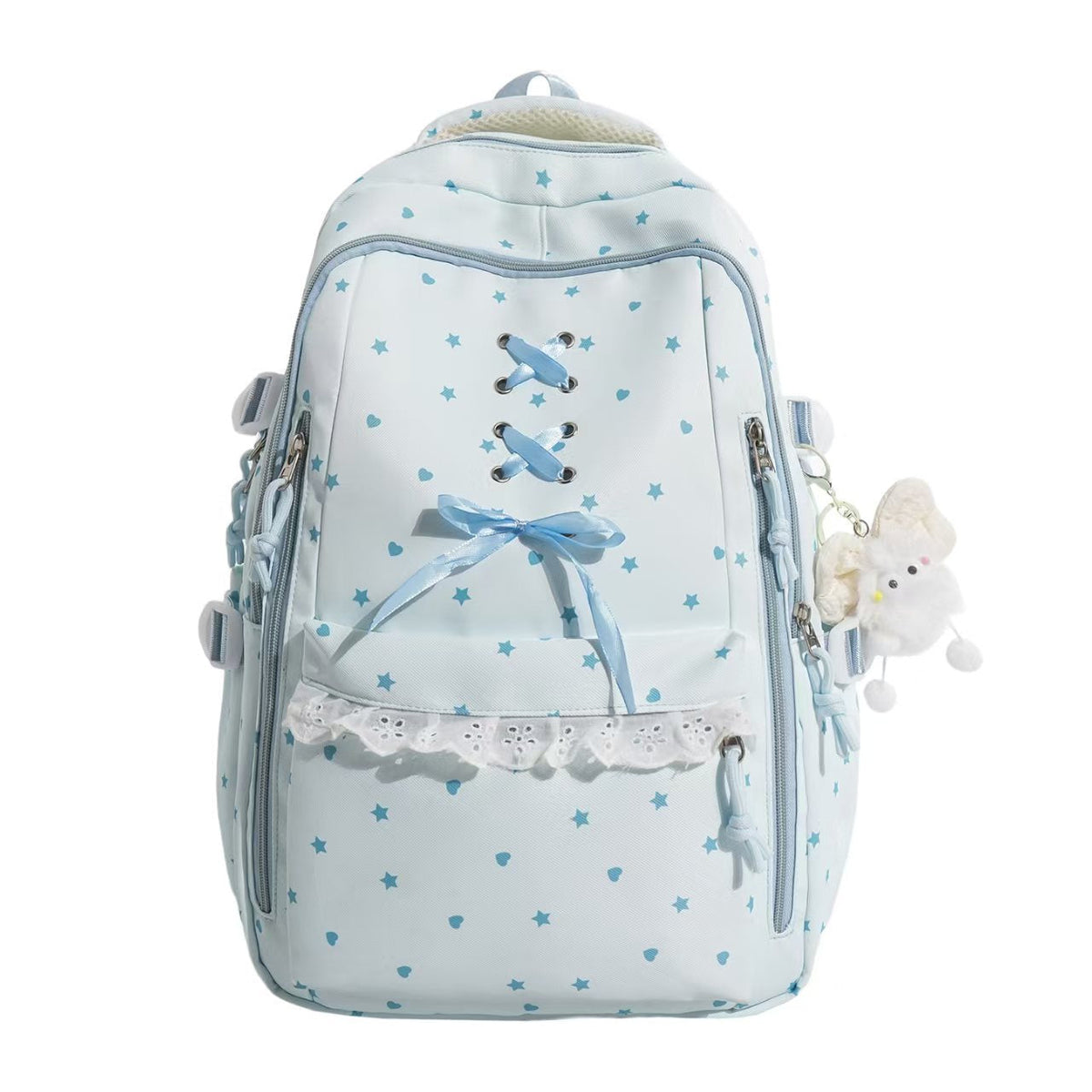 Lace-Up School Backpack