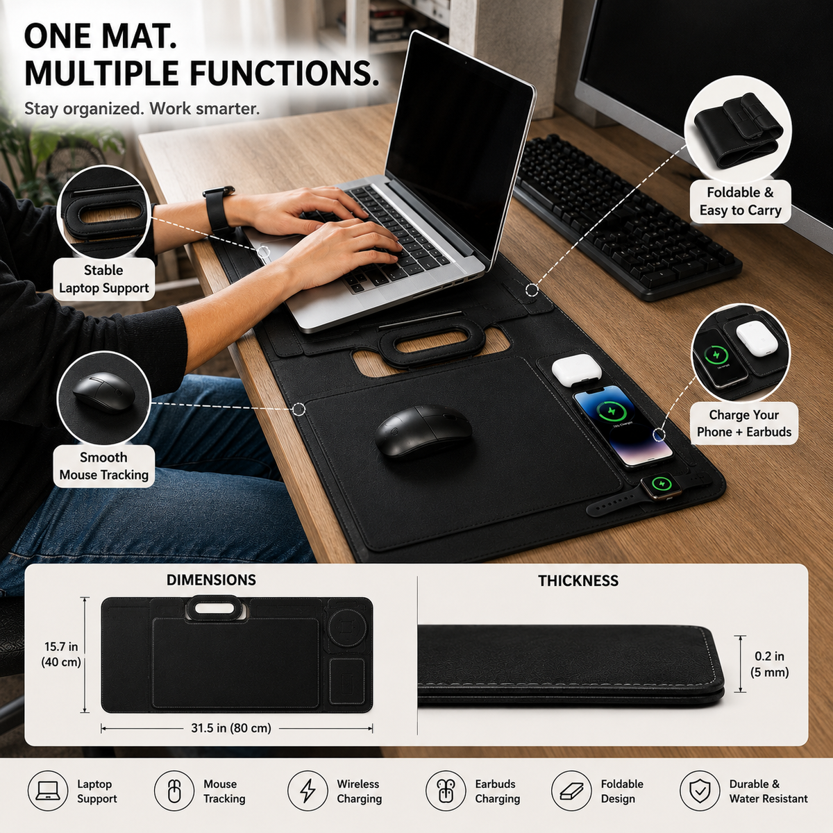 Housse et support pour ordinateur portable