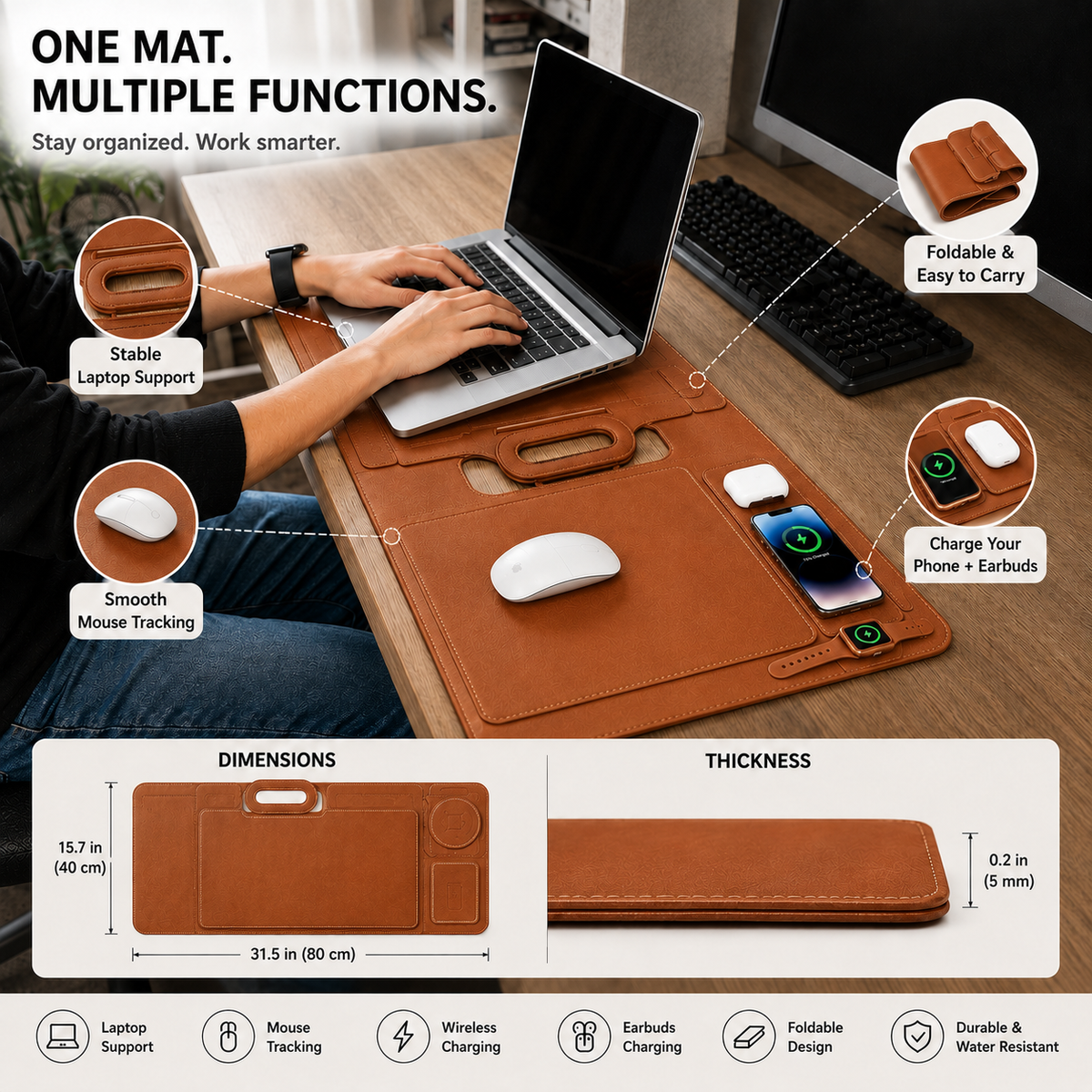 Housse et support pour ordinateur portable