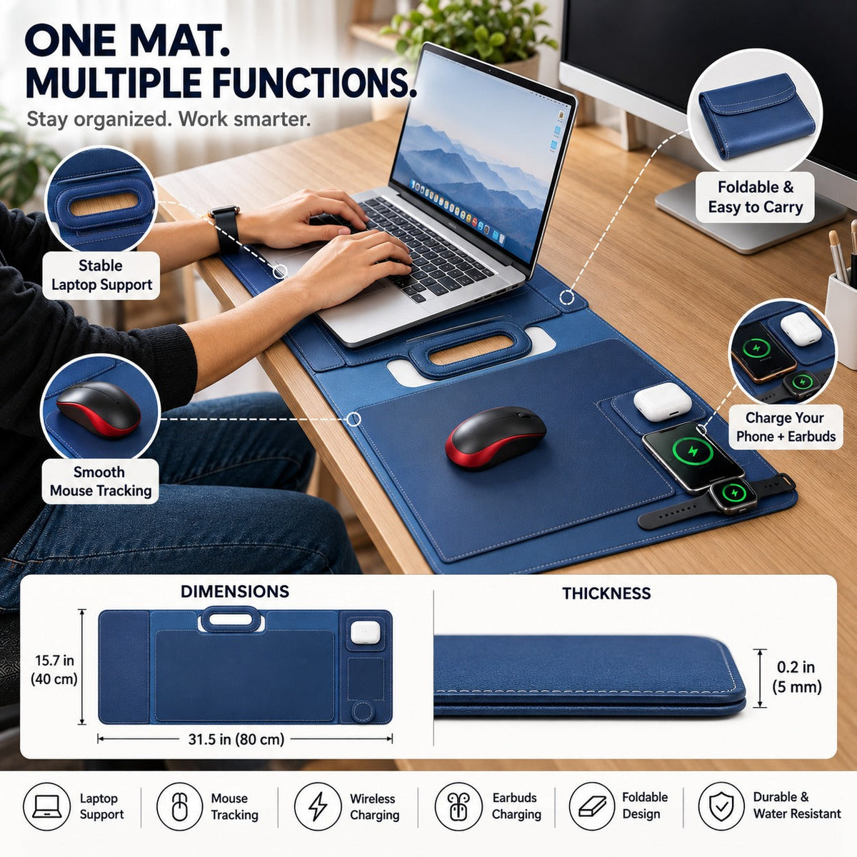 Housse et support pour ordinateur portable
